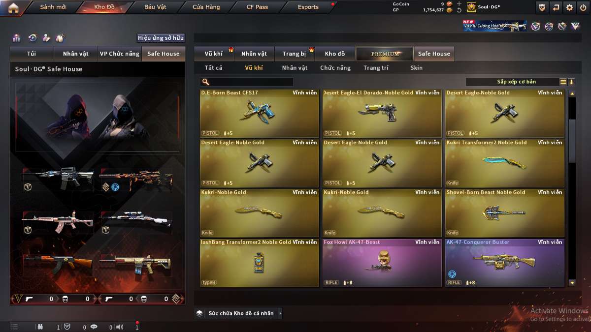shop acc cf uy tin gia re